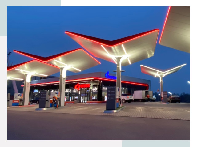 Навесы для АЗС в Невинномысске