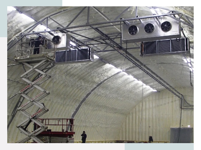 Оснащение ангаров в Невинномысске