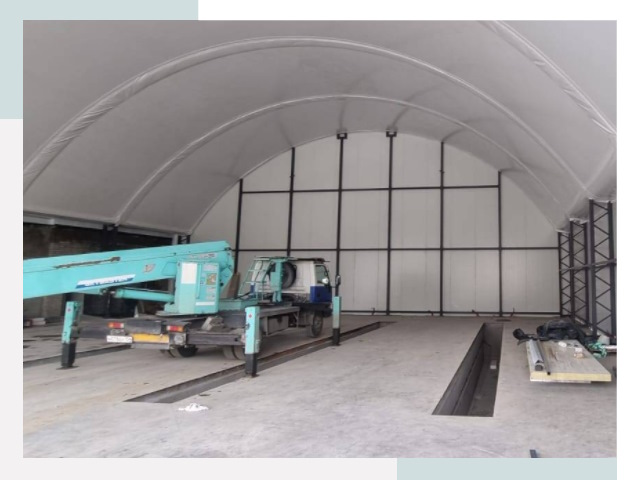 Внутреннее оснащение ангаров в Невинномысске