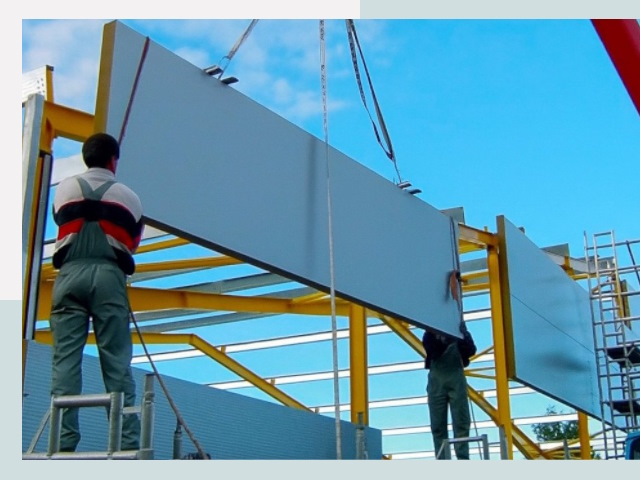 Монтаж сэндвич-панелей в Невинномысске от 614 руб.